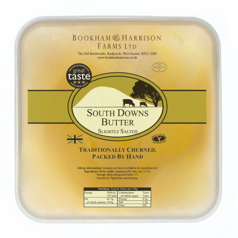 south downs butter salted tub