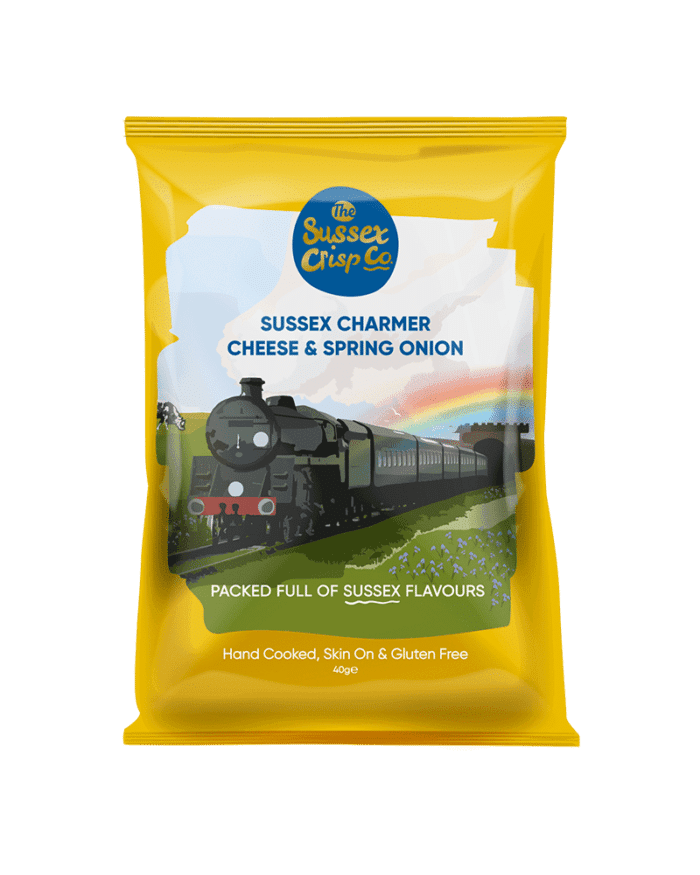 sussex charmer cheese spring onion 40g