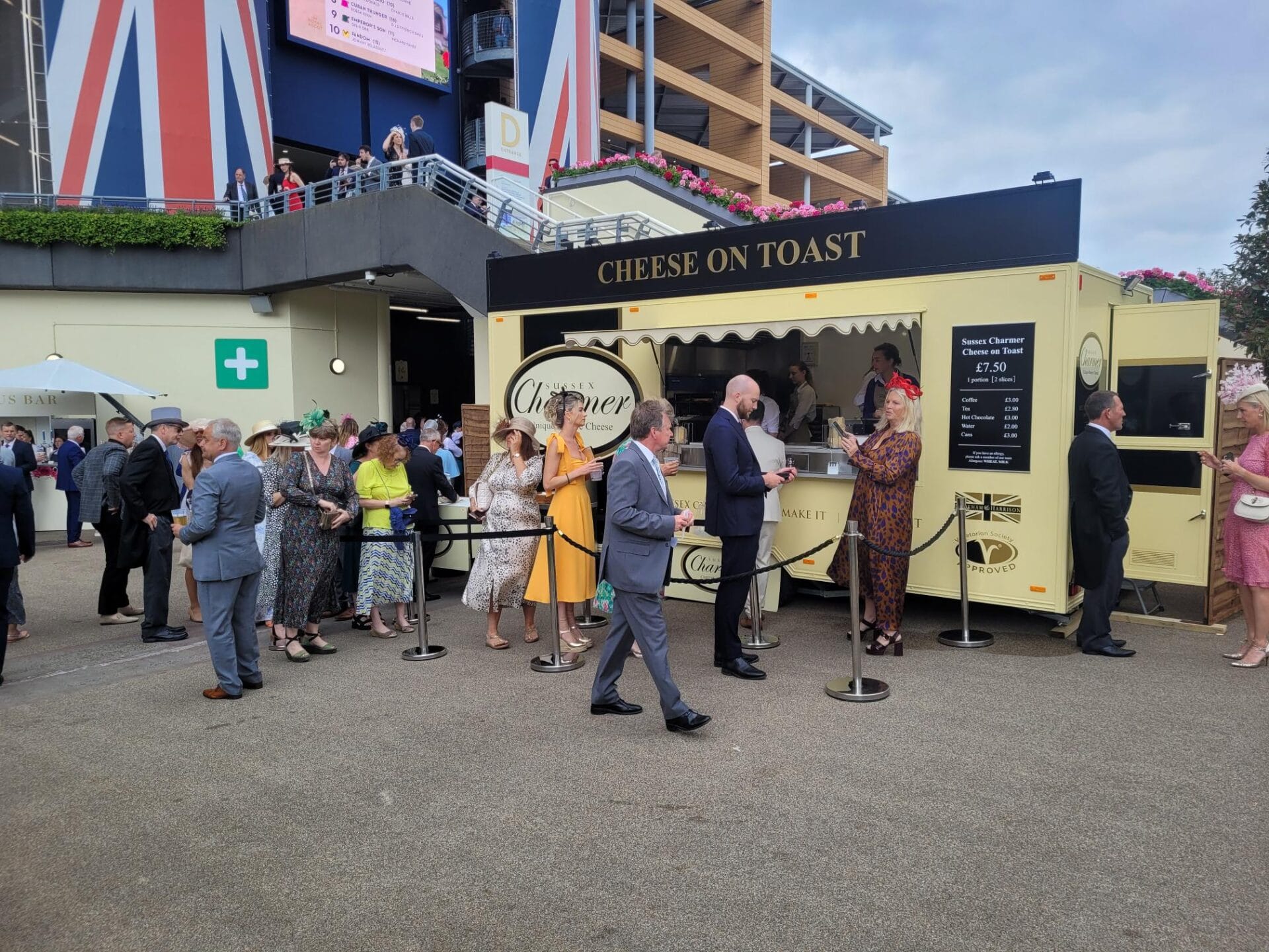 cheese on toast ascot 2023