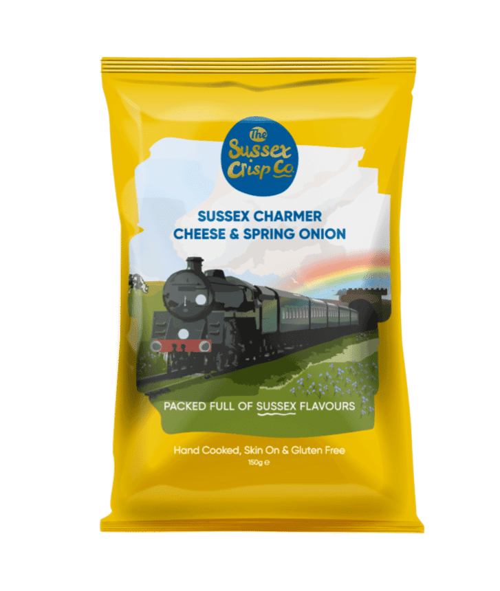 sussex charmer cheese spring onion 150g 600x750